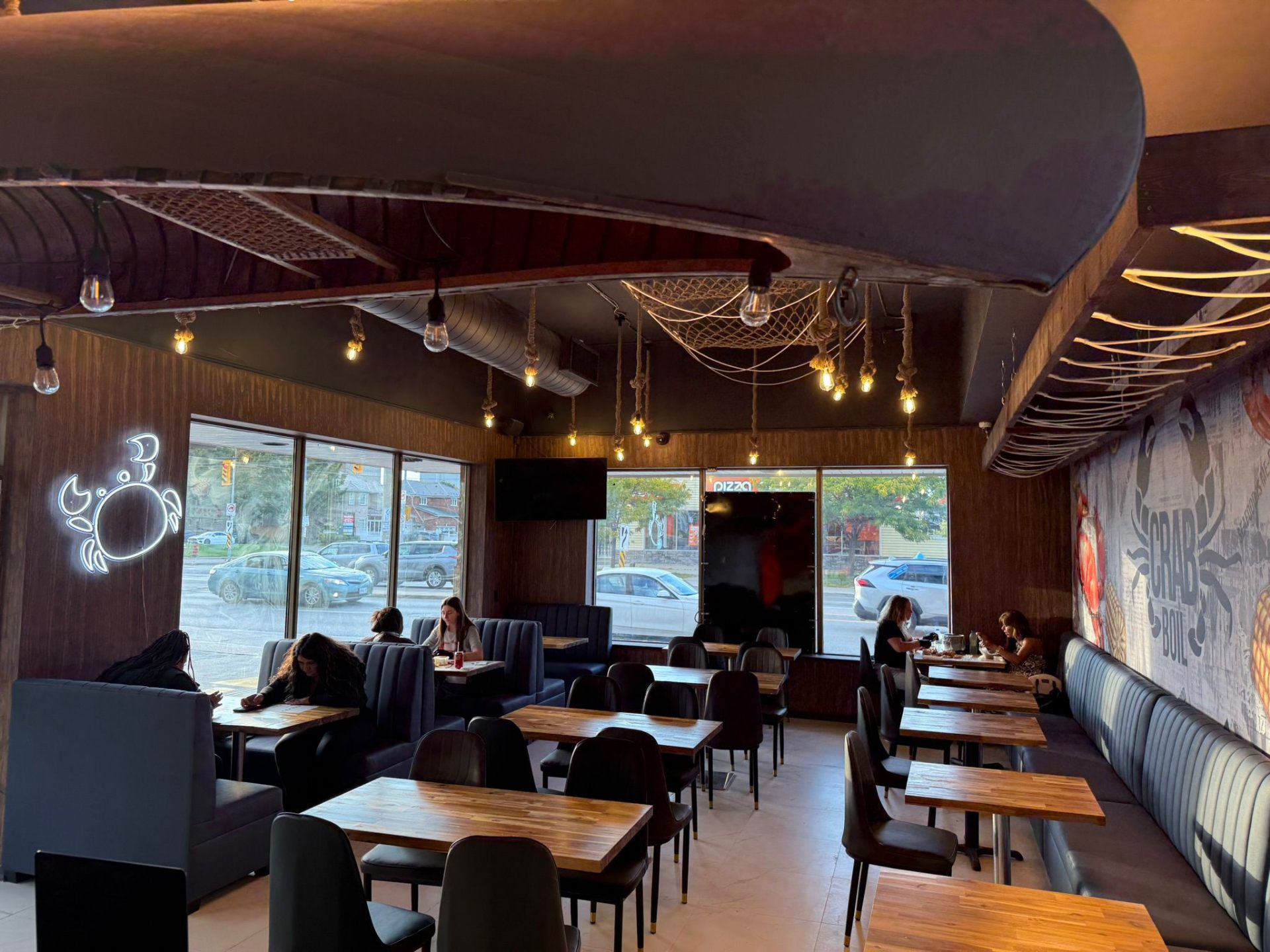 Restaurant Canoe Decor